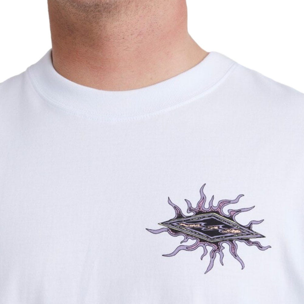 Mens Diamond Grit T-Shirt In White
