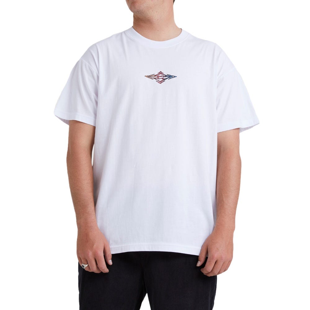 Mens Diamond Blade T-Shirt In White