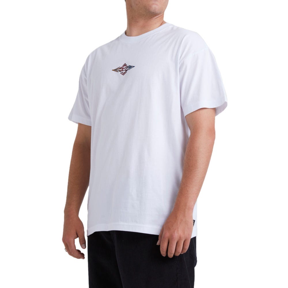 Mens Diamond Blade T-Shirt In White