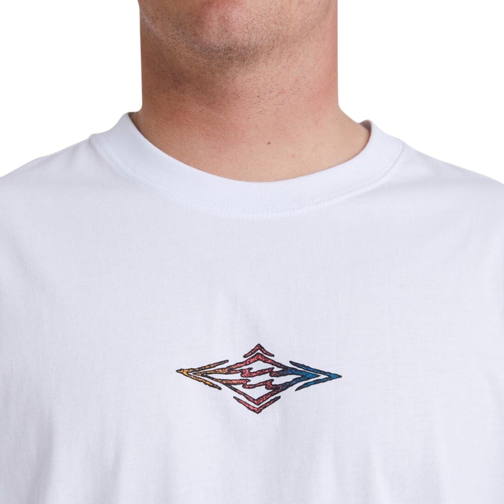 Mens Diamond Blade T-Shirt In White