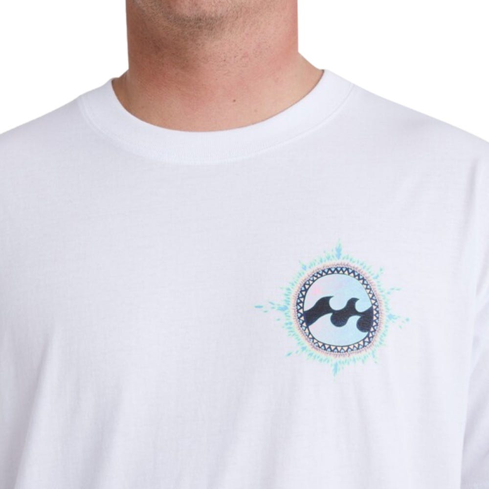 Mens Flame T-Shirt In White