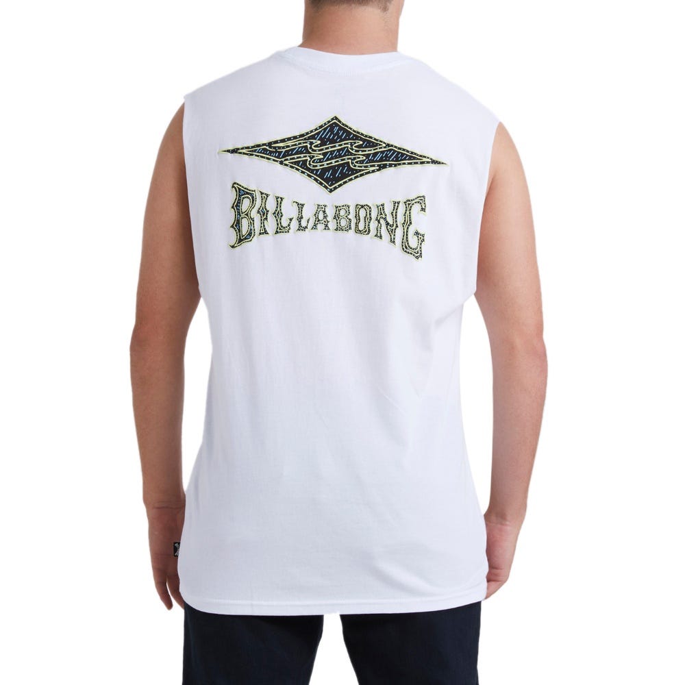 Mens Ridge Tank Top In White