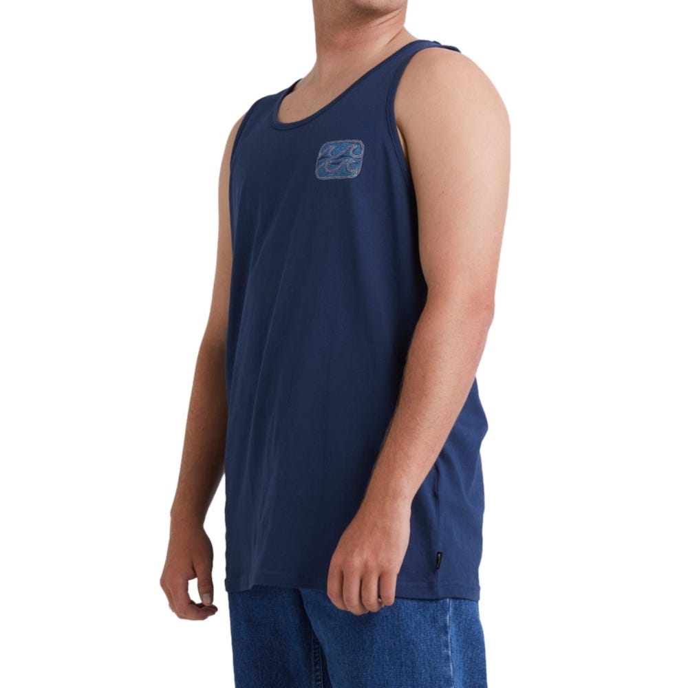 Mens Heritage Arch Tank Top In Dark Blue