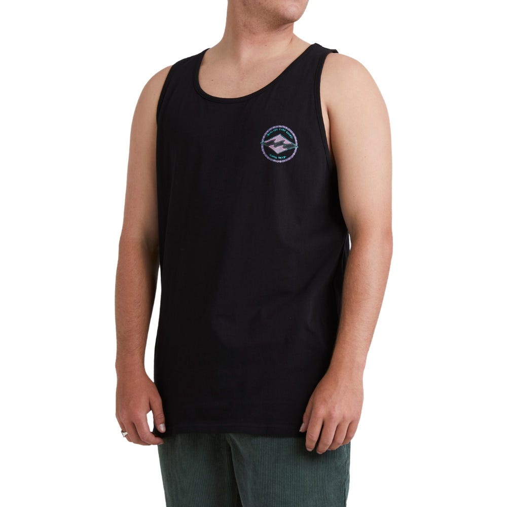 Mens Rotar Diamond Tank In Black
