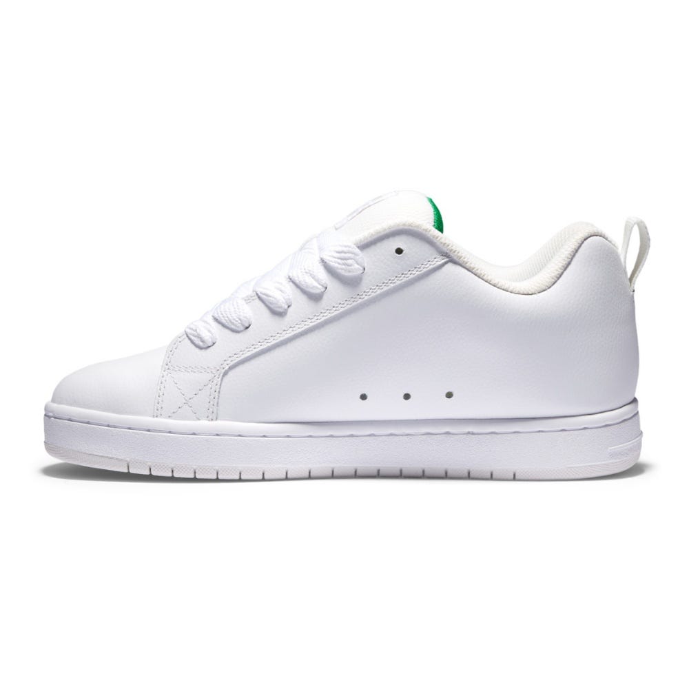 Mens Court Graffik Shoes In White/Green