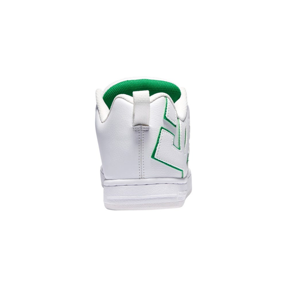 Mens Court Graffik Shoes In White/Green