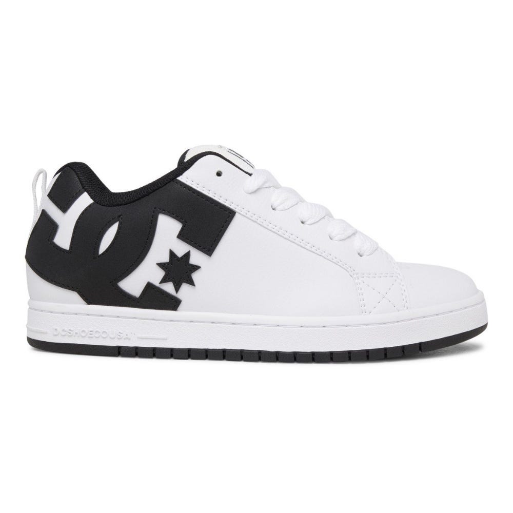 Mens Court Graffik Shoes In White/Black