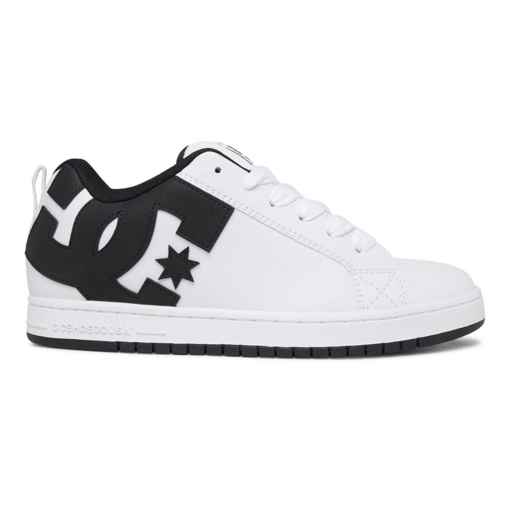Mens Court Graffik Shoes In White/Black