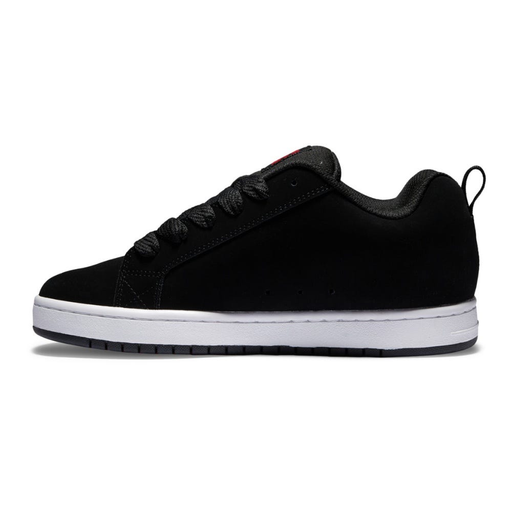 Mens Court Graffik Shoes In Black/Red/White
