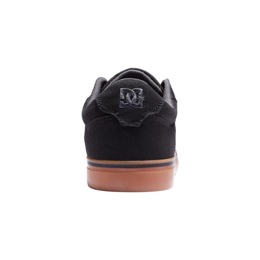 Mens Anvil Canvas Shoes In Black/Gum