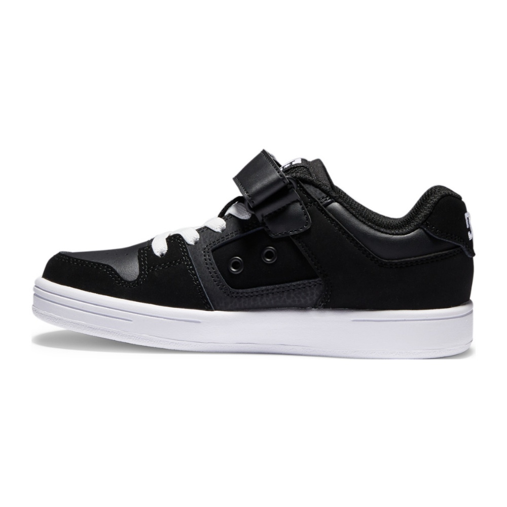 Boys Manteca 4 Elastic Waist Lace Shoes In Black/White