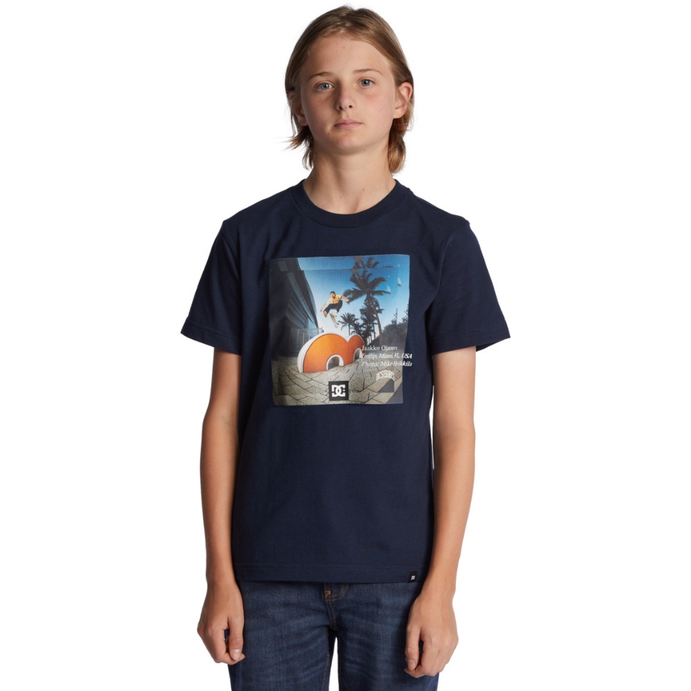 Boys Jaakko T-Shirt In Navy Blazer