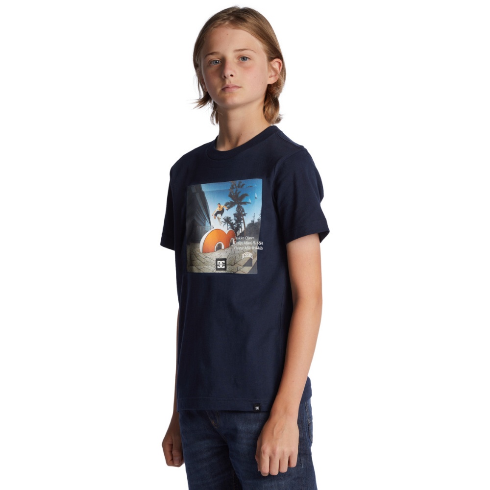 Boys Jaakko T-Shirt In Navy Blazer