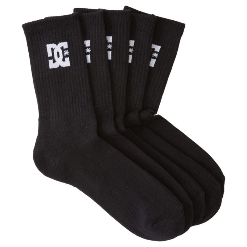 Mens Crew 5Pk M Sock In Black