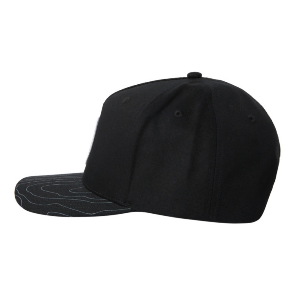Mens Slacker - Snapback Cap In Black