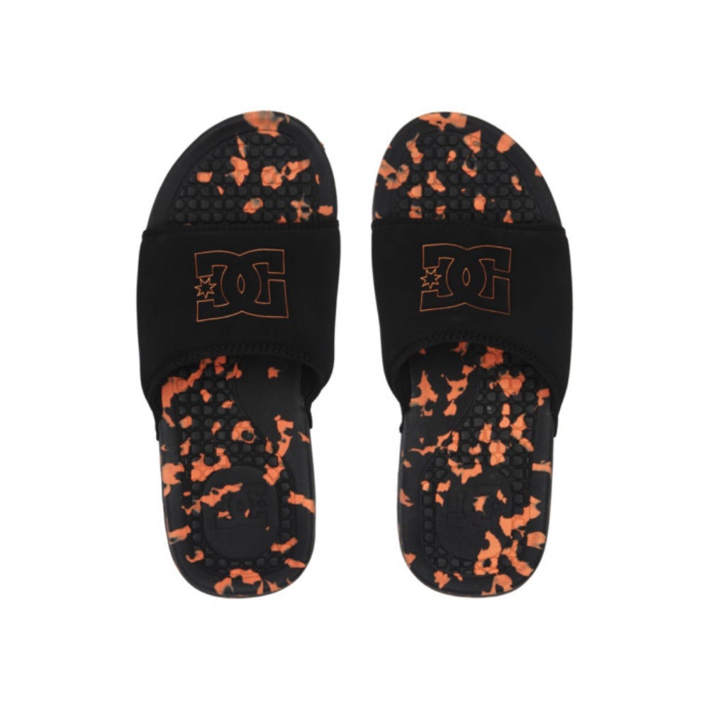 Mens Bolsa Slides In Black/Orange