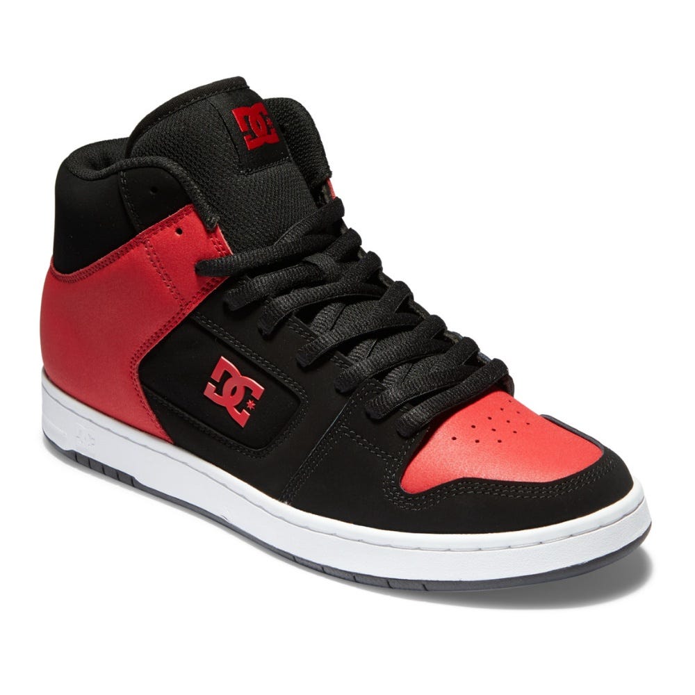 Mens Manteca 4 Hi High-Top Shoes In Black/Red