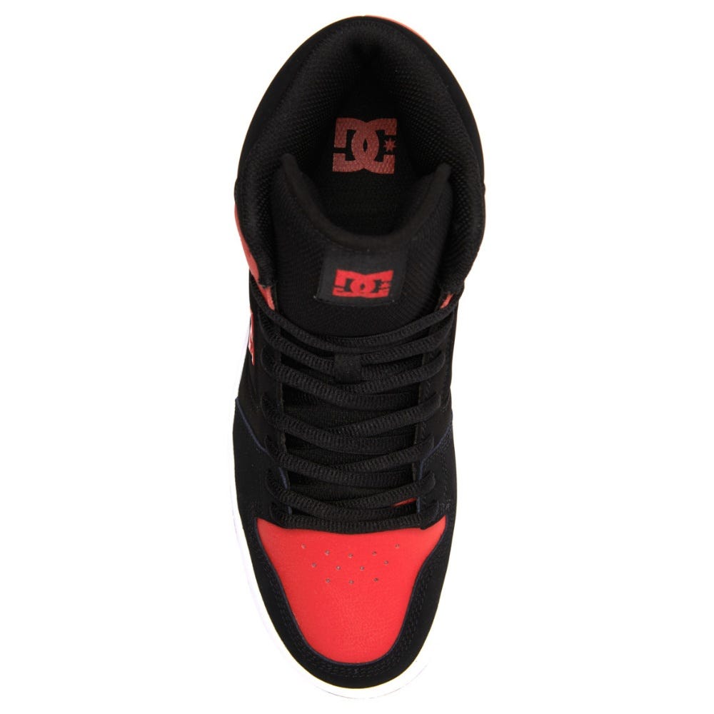 Mens Manteca 4 Hi High-Top Shoes In Black/Red
