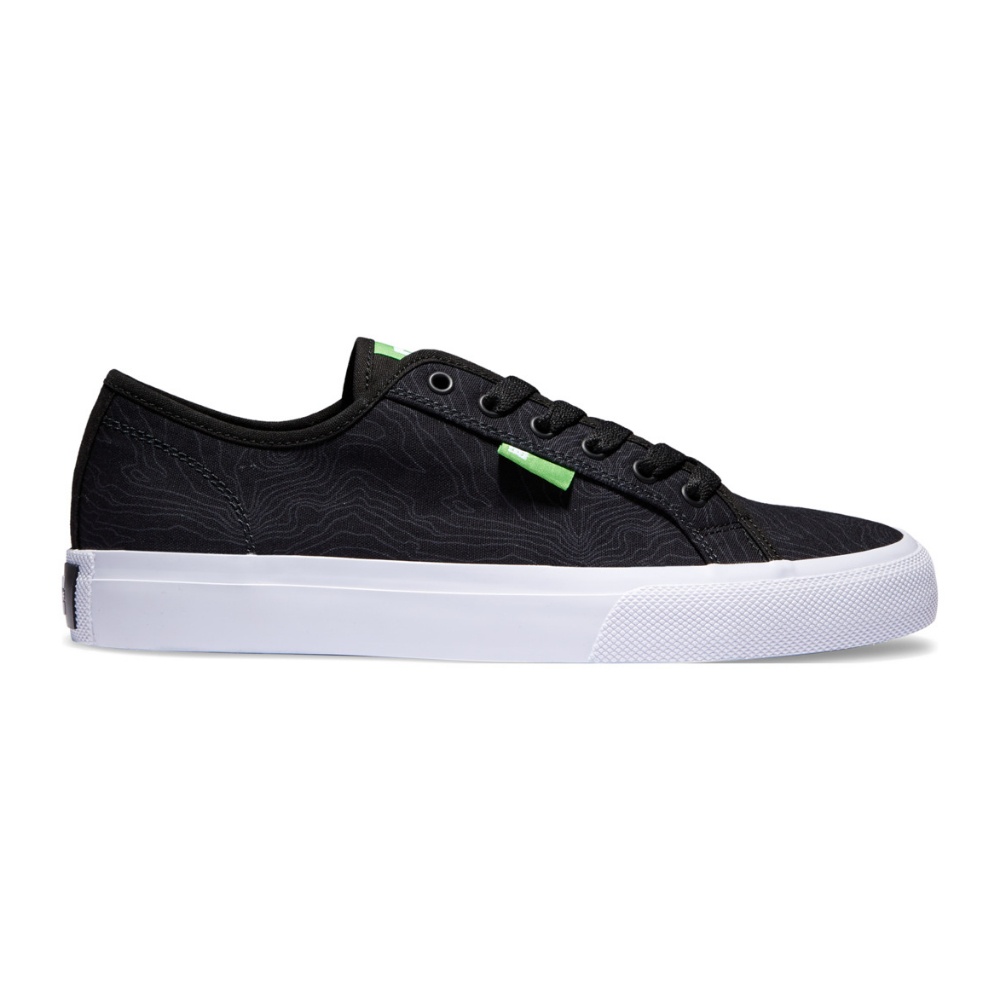 Mens Manual Textile Shoes In Black/Lime