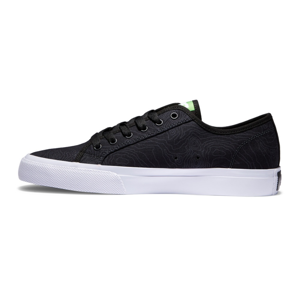 Mens Manual Textile Shoes In Black/Lime