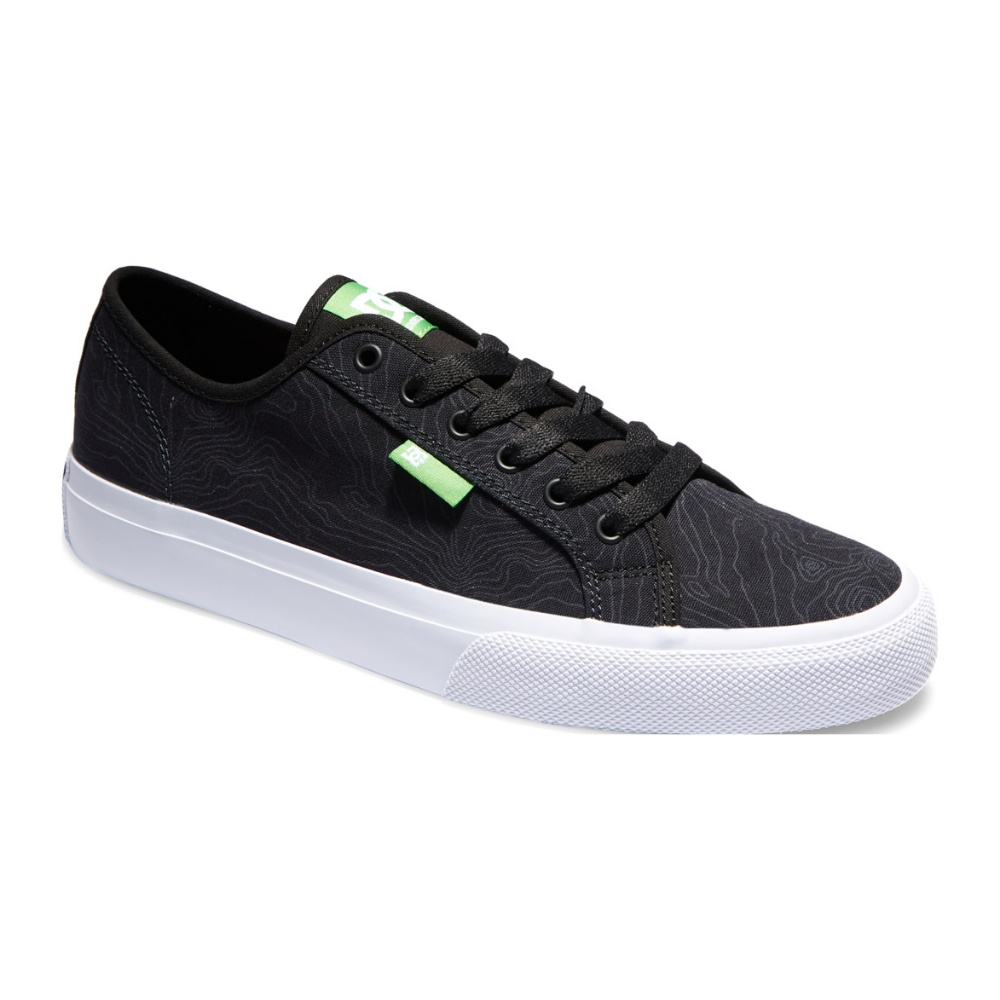 Mens Manual Textile Shoes In Black/Lime