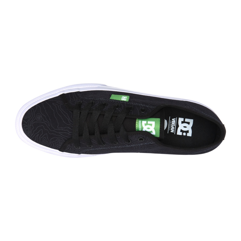 Mens Manual Textile Shoes In Black/Lime
