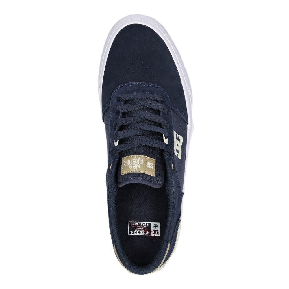 Mens Wes Kremer Teknic S Skate Shoes In Dc Navy/White