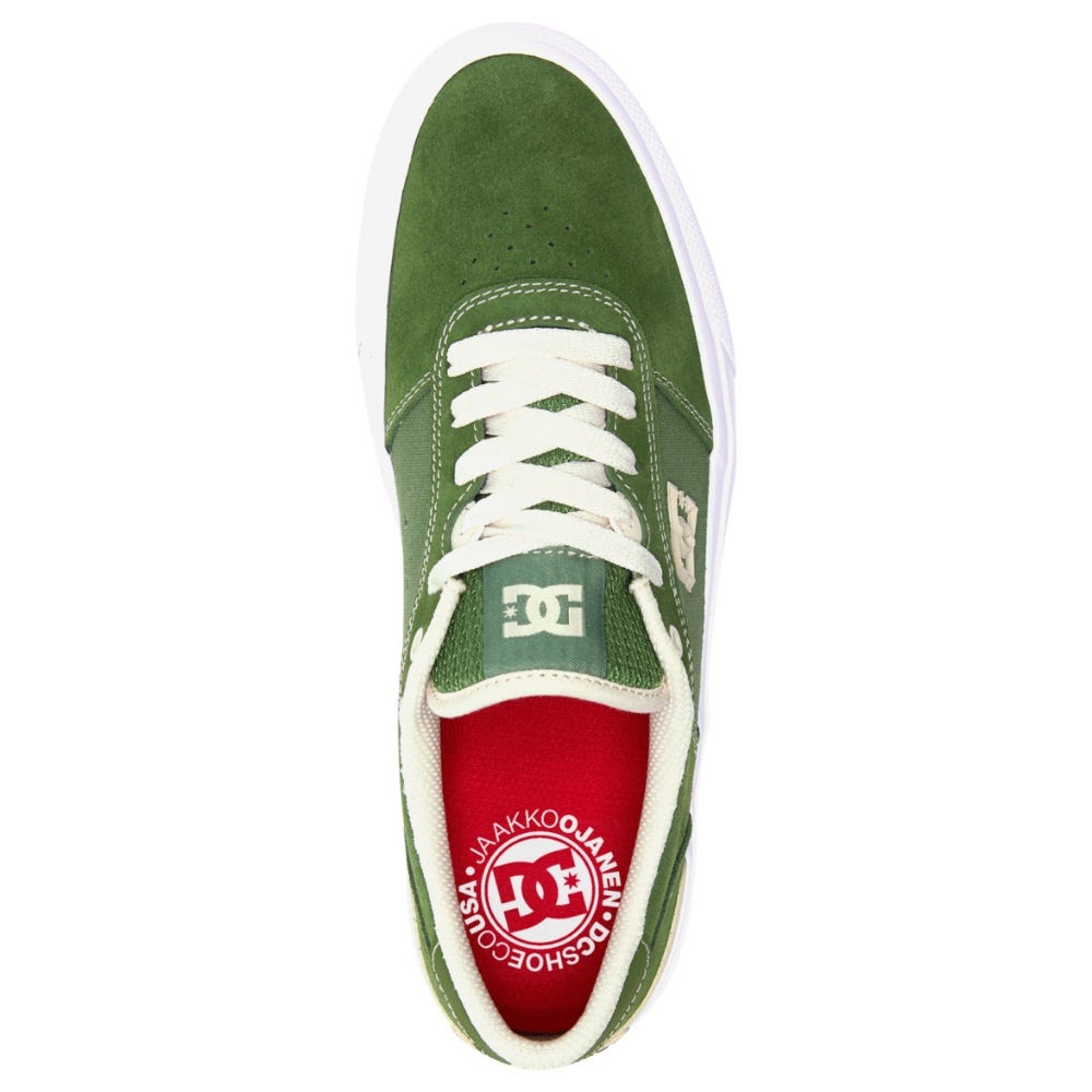 Mens Teknic S Jaakko Skate Shoes In Dark Olive