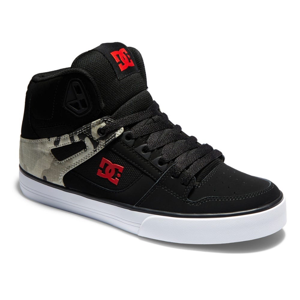 Mens Pure High-Top Shoes In Astro Camo Black