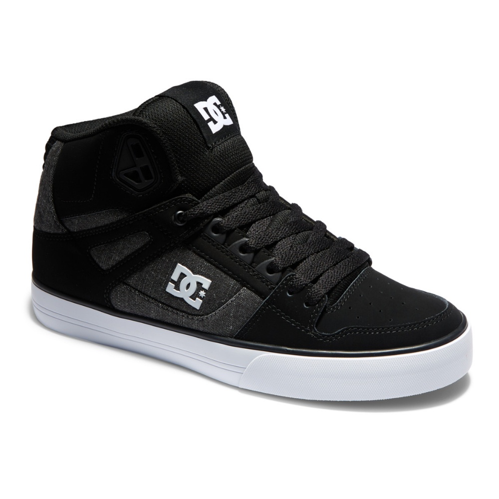 Mens Pure High-Top Shoes In Black/Battleship