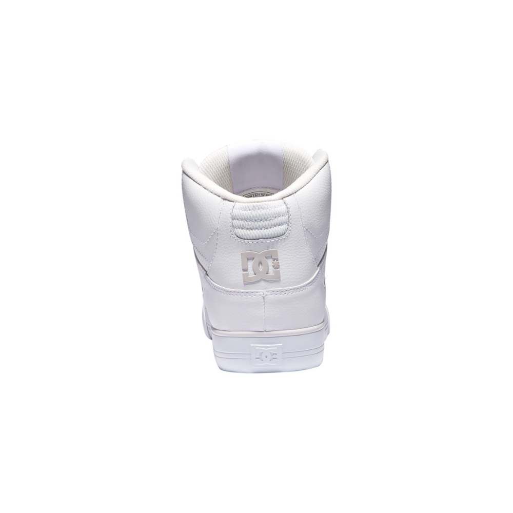 Mens Pure High-Top Shoes In White/Grey