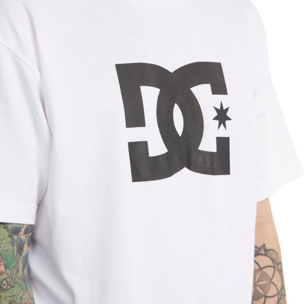 Mens Star T-Shirt In White