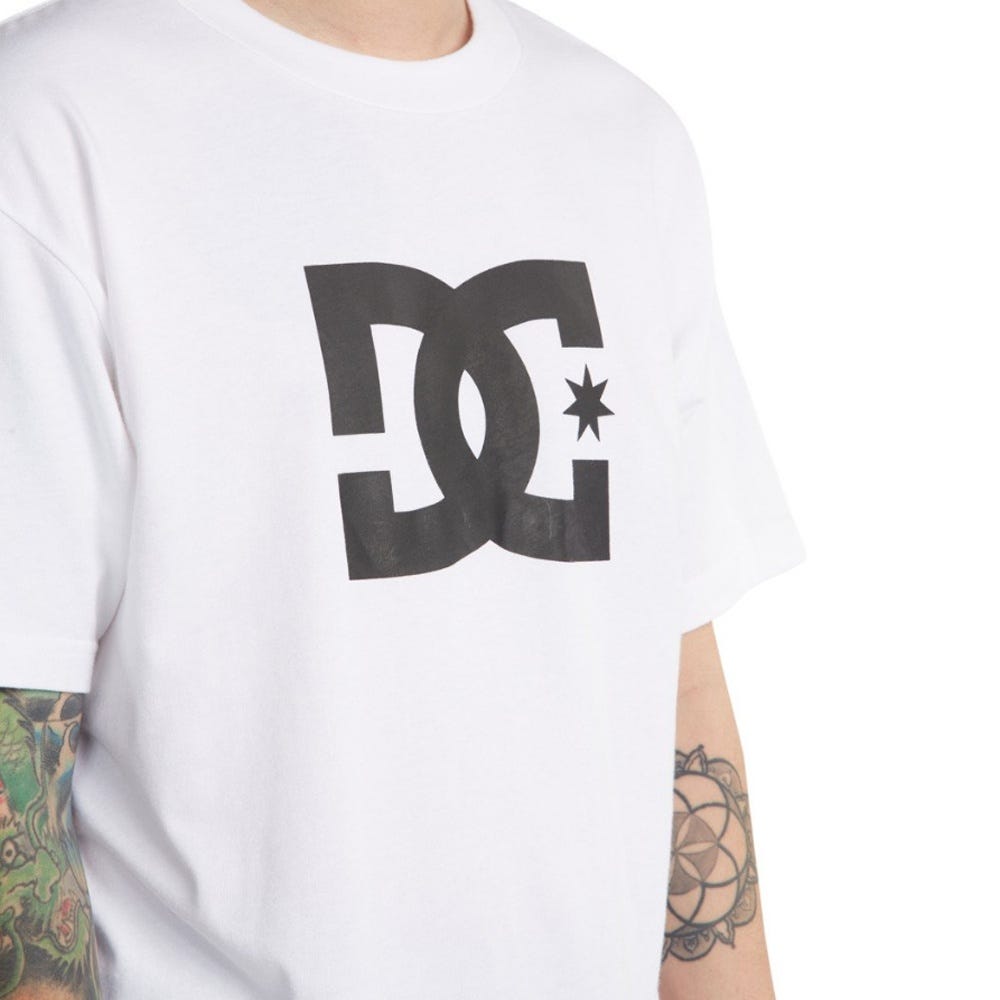Mens Star T-Shirt In White