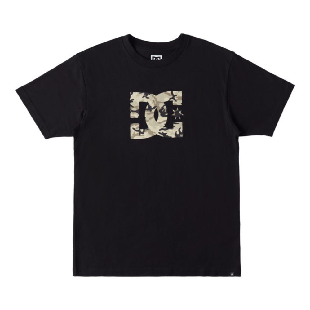 Mens Star Fill Heritage T-Shirt In Black/Stone Camo
