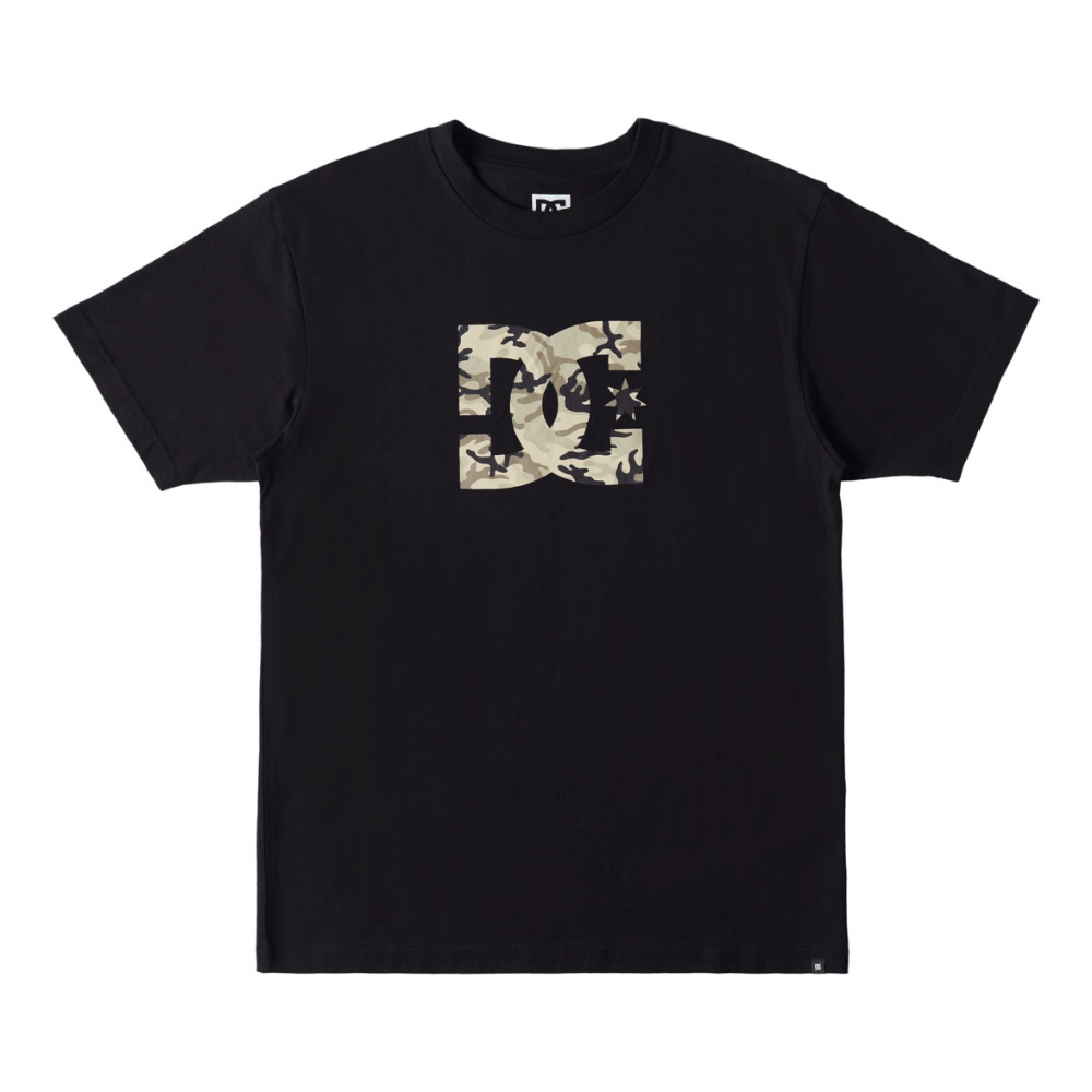 Mens Star Fill Heritage T-Shirt In Black/Stone Camo