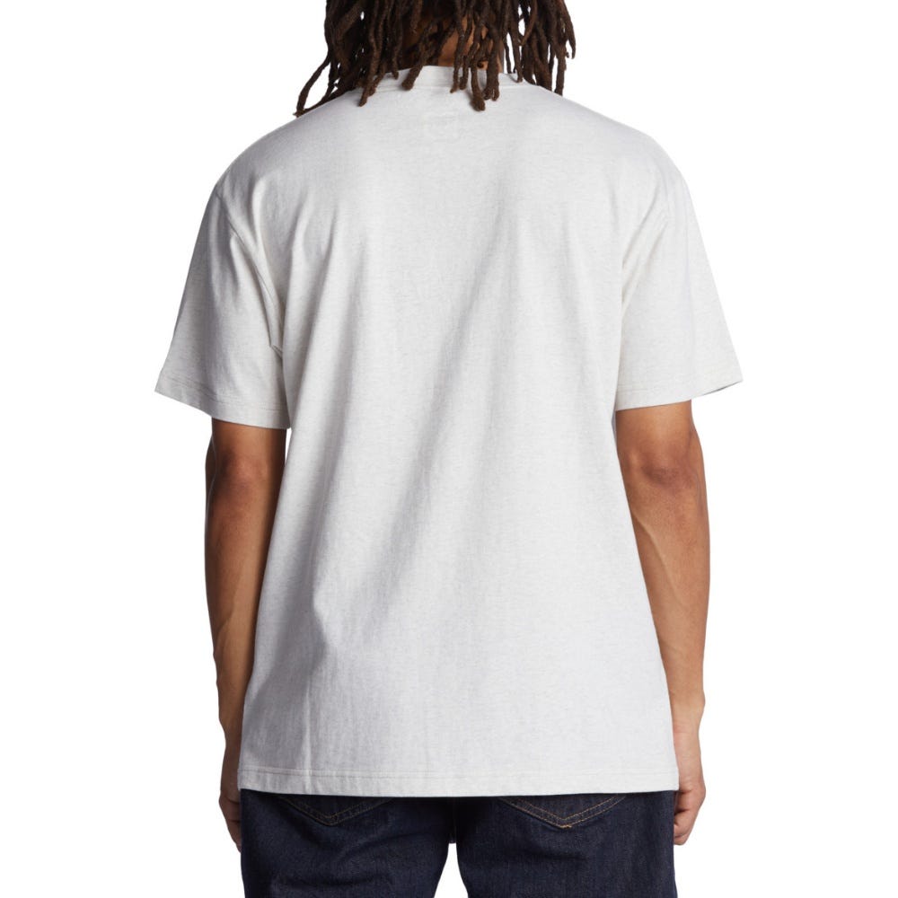 Mens Tall Stack T-Shirt In Snow Heather