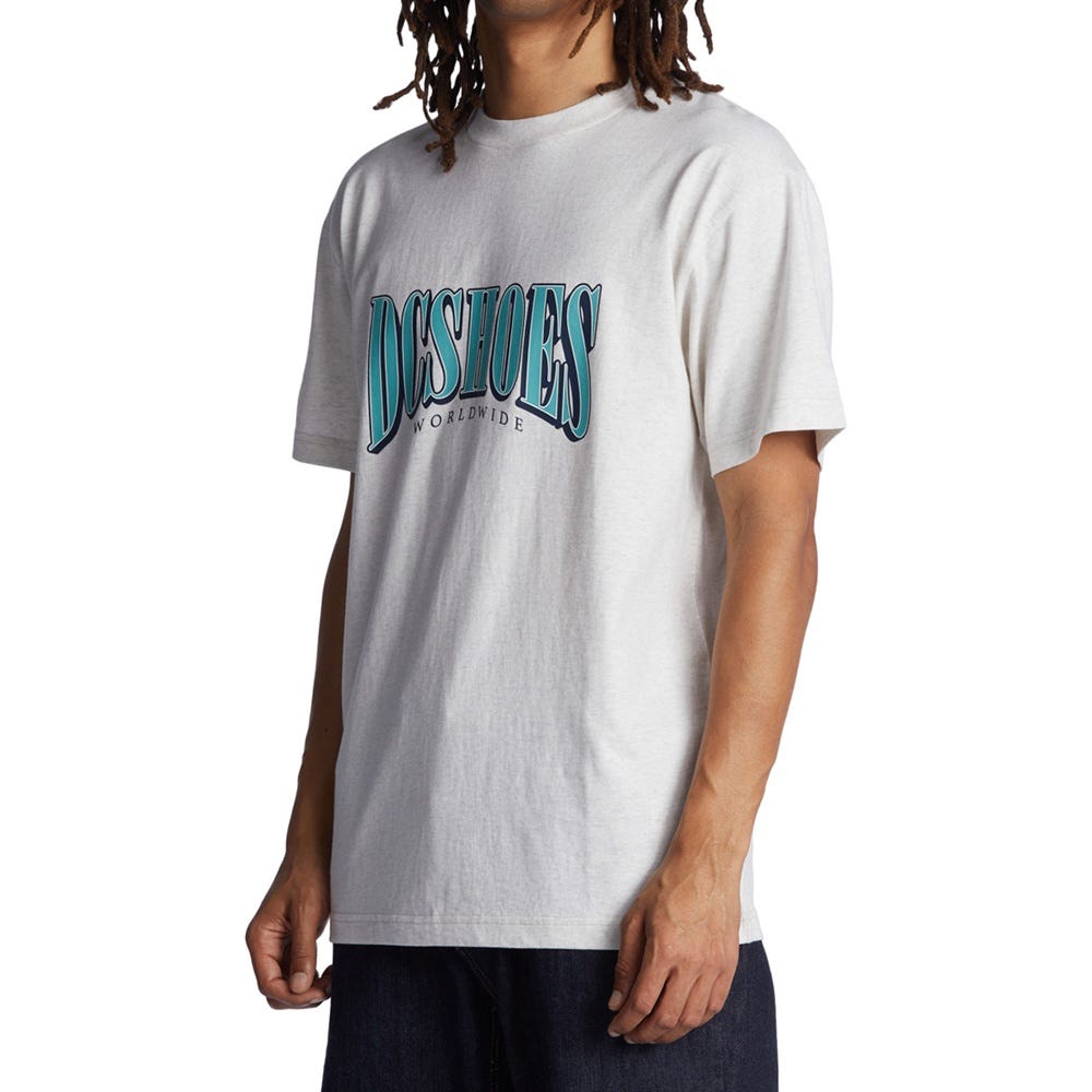 Mens Tall Stack T-Shirt In Snow Heather