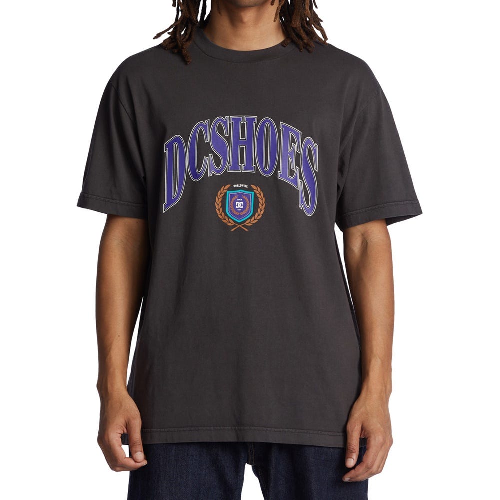 Mens Upper Class T-Shirt In Black Enzyme Wash
