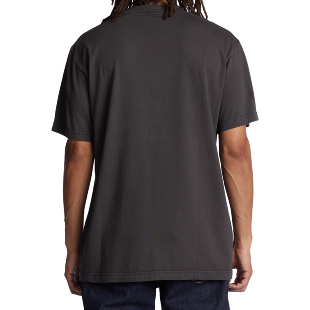Mens Shatter T-Shirt In Black Enzyme Wash