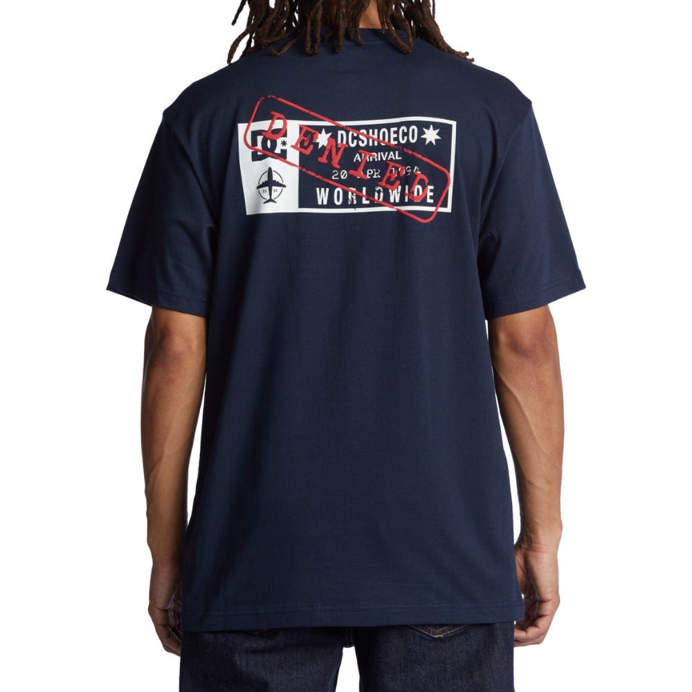Mens Wes Traveller T-Shirt In Navy Blazer