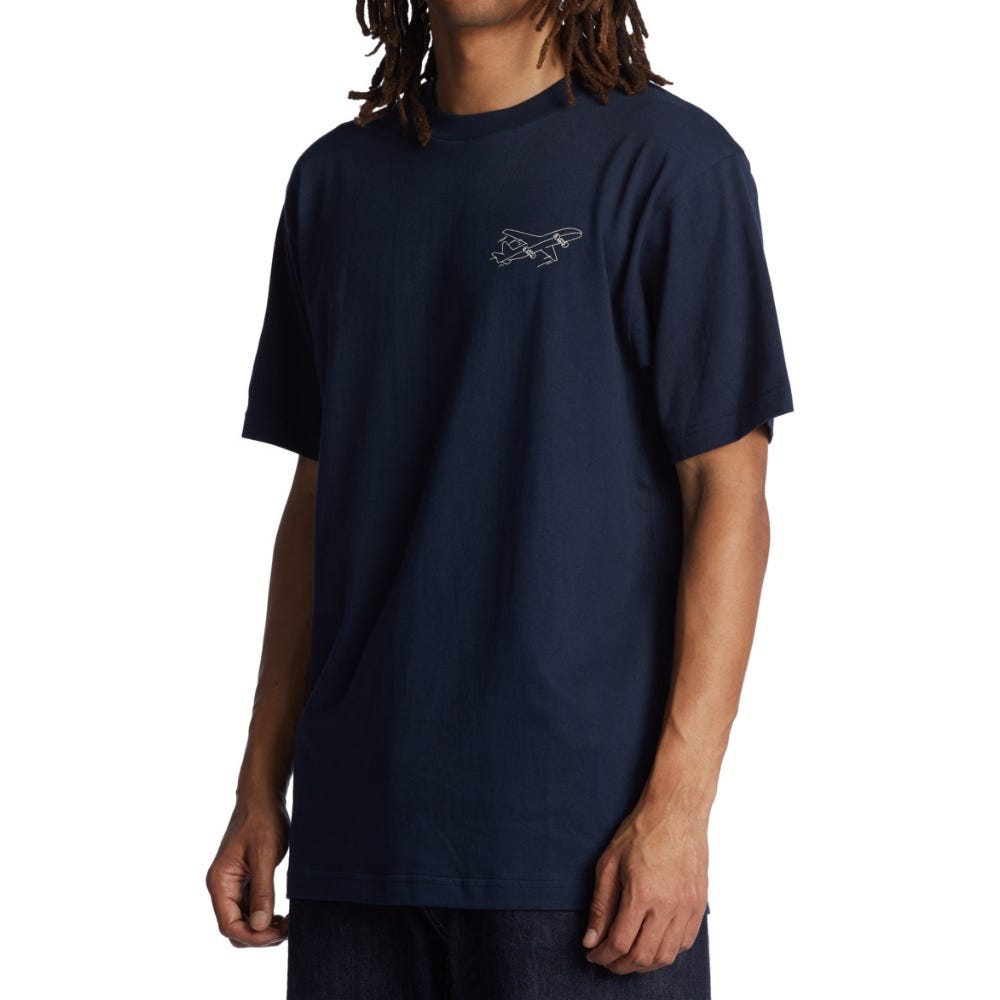 Mens Wes Traveller T-Shirt In Navy Blazer