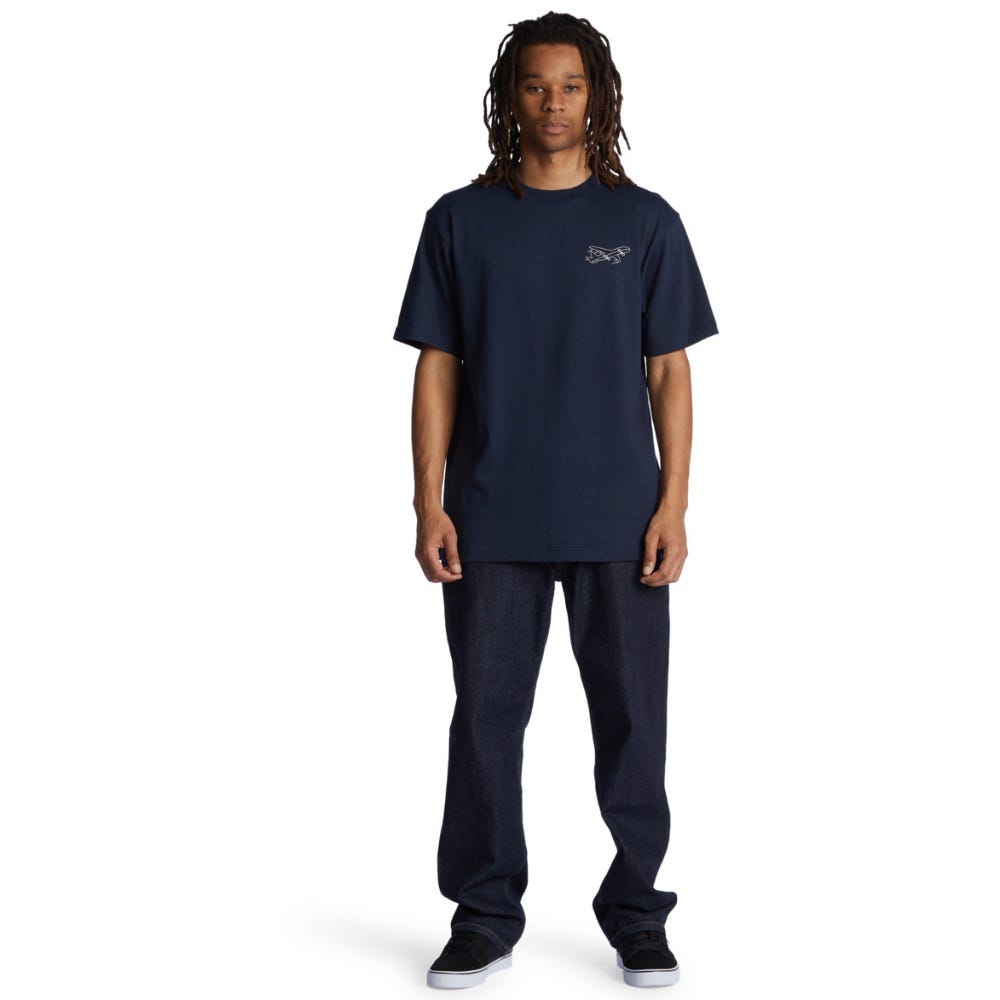 Mens Wes Traveller T-Shirt In Navy Blazer