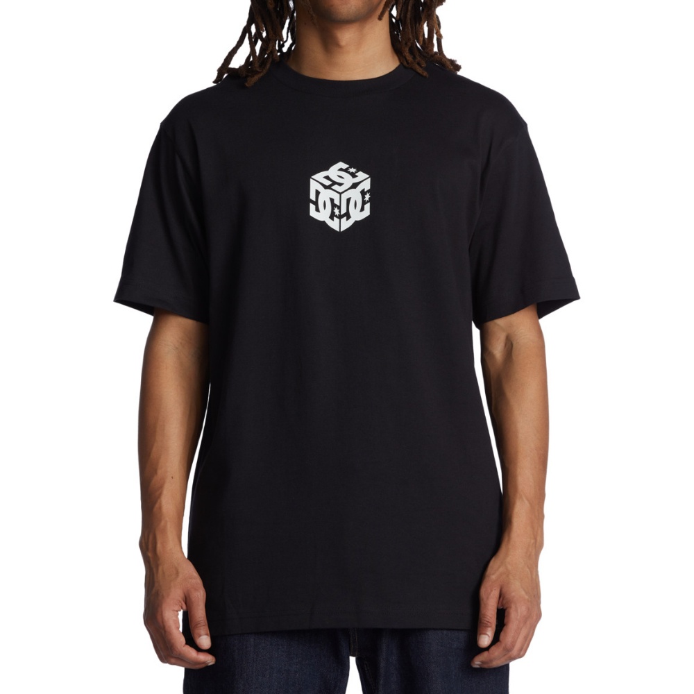 Mens Jaakko Cubic T-Shirt In Black
