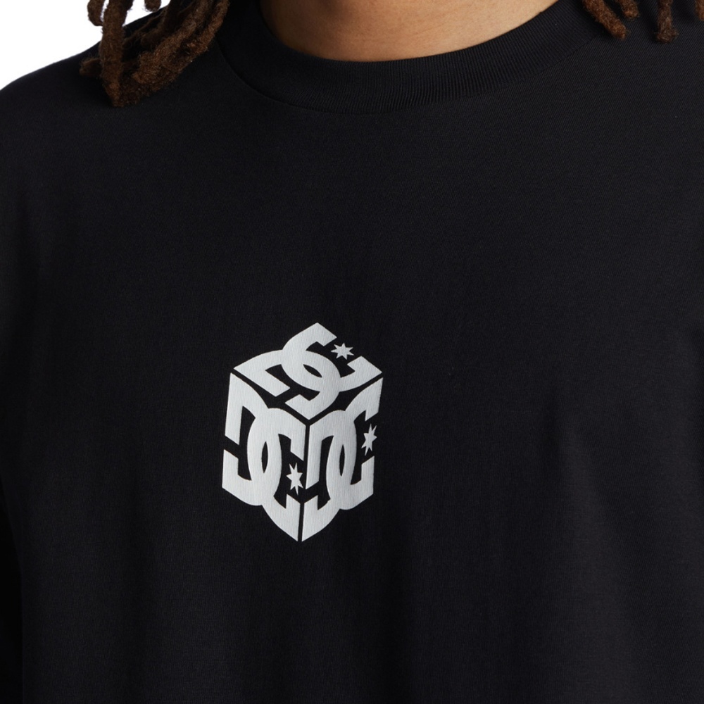 Mens Jaakko Cubic T-Shirt In Black