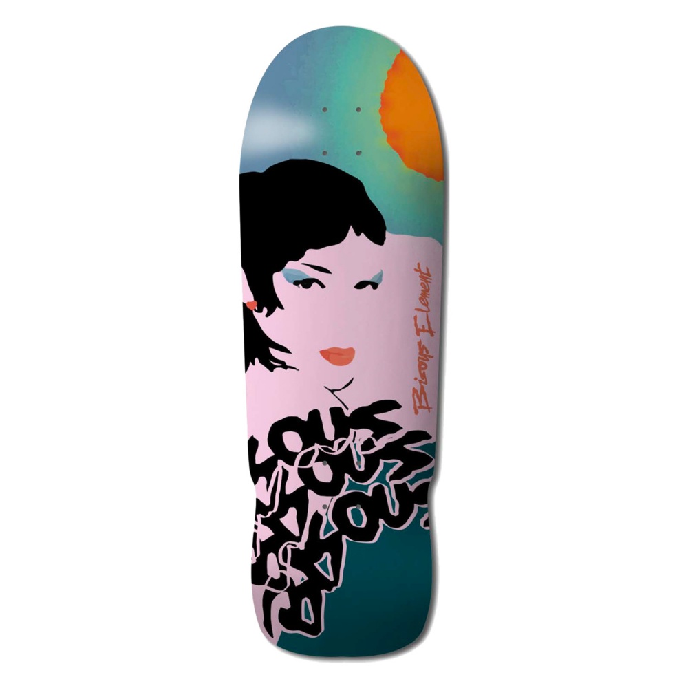 X Bisous Skateboard Deck In Assorted