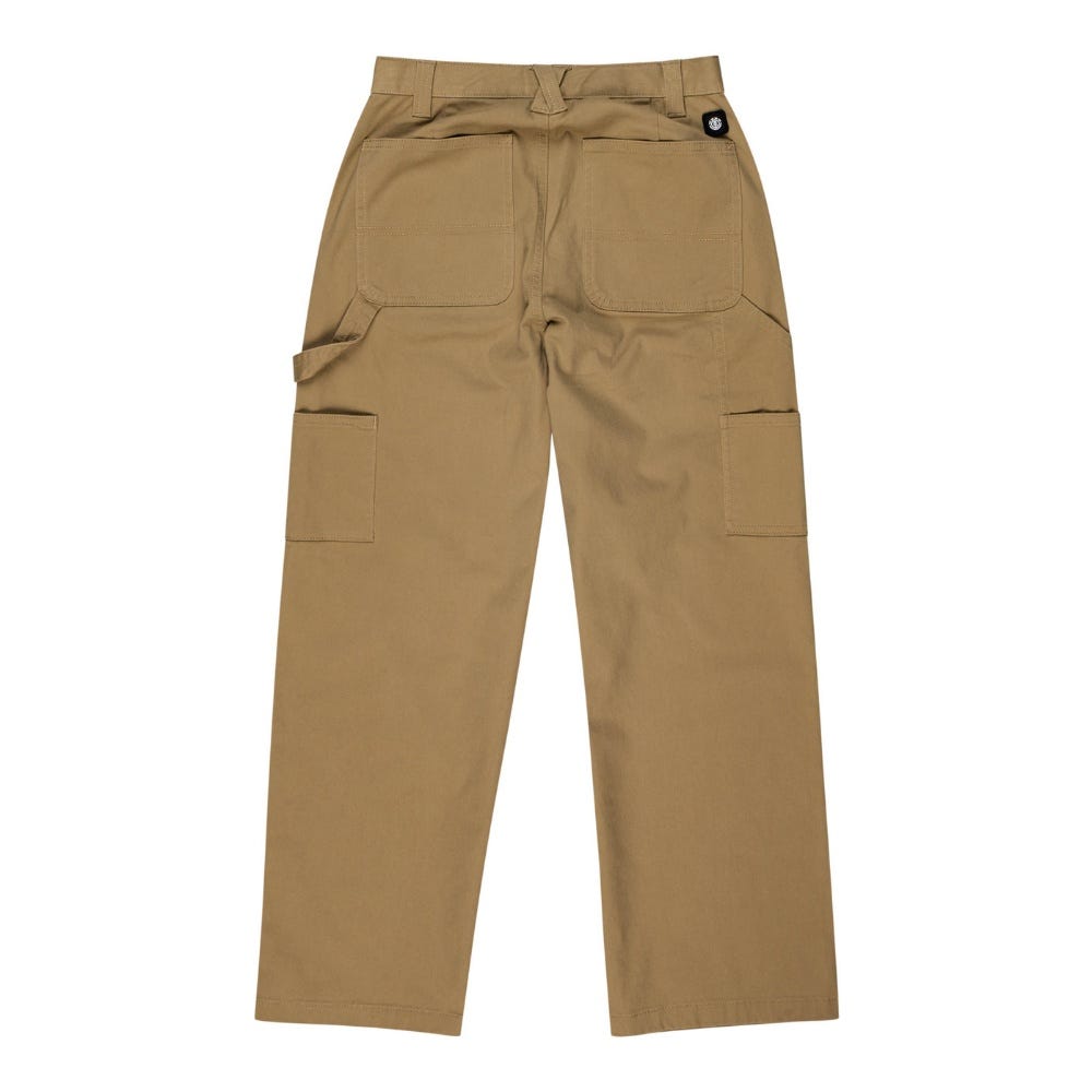 Boy's 8-16 Twill Straight Fit Trousers In Khaki