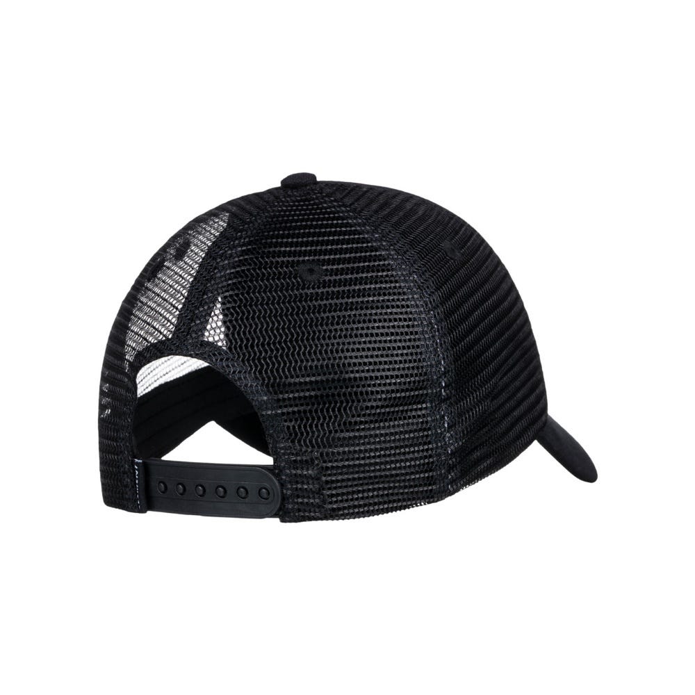 Mens Icon Mesh Trucker Hat In All Black