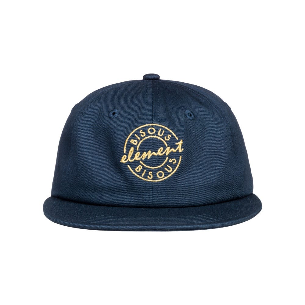 Mens X Bisous Souvenir Baseball Hat In Eclipse Navy