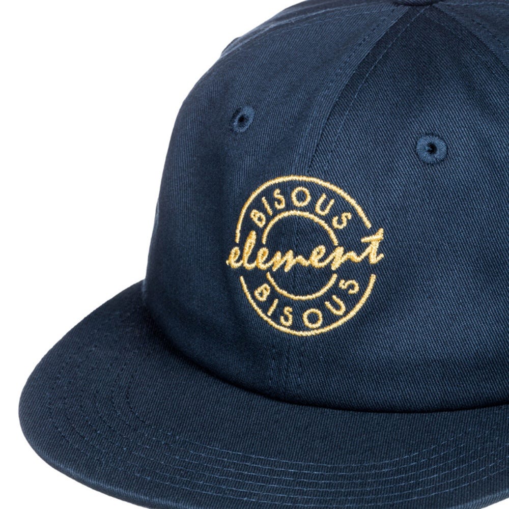 Mens X Bisous Souvenir Baseball Hat In Eclipse Navy