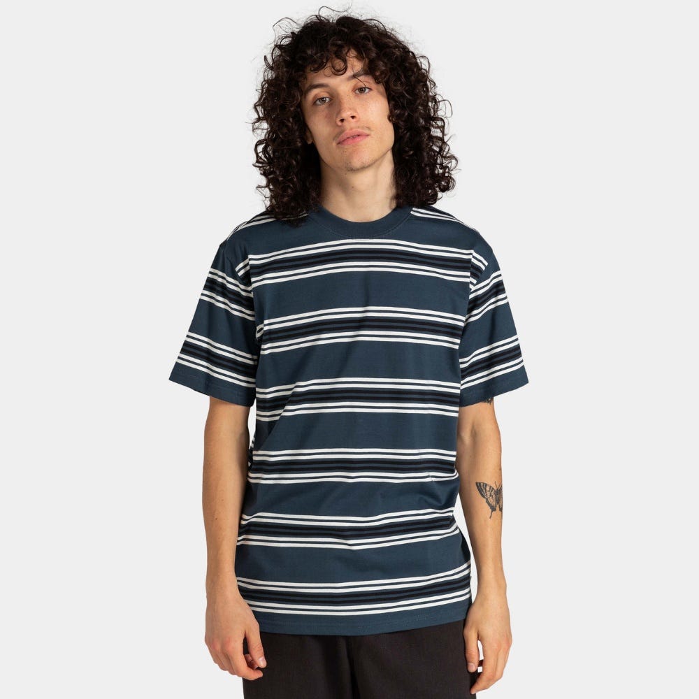 Mens Rentfill T-Shirt In Midnight Navy